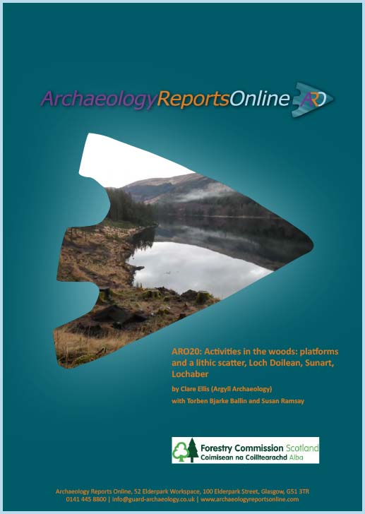 ARO20: Activities in the woods: platforms and a lithic scatter, Loch Doilean, Sunart, Lochaber